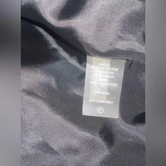 Calvin Klein black peplum blazer | Size 4 | EUC - Picture 11 of 13